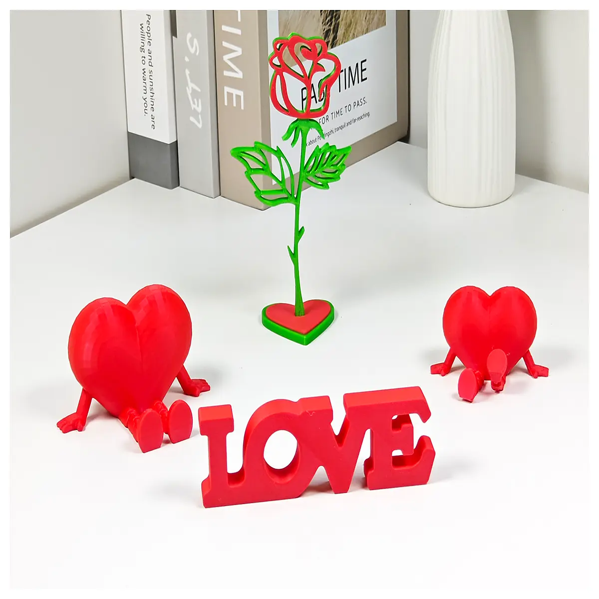 valentine s day home decor ornaments romantic table centerpiece gifts for her him