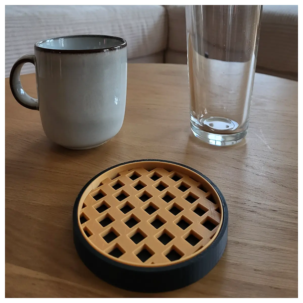 modern square coaster for drinks waterproof drink mat stylish table protector