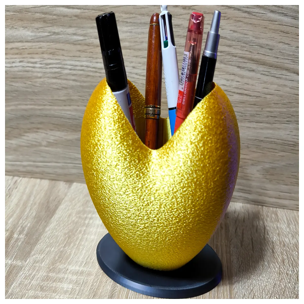 shaped pencil holder box for desk cute stationery organizer storage container for pens and flowers