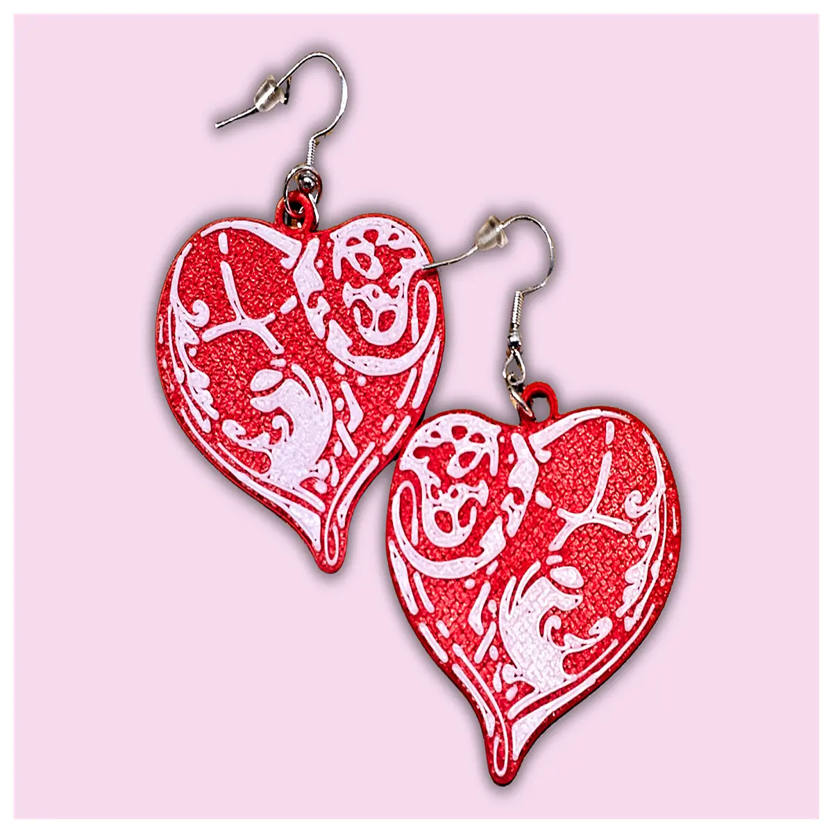 cute shaped earrings for women gold silver dangle stud jewelry romantic gift valentines day