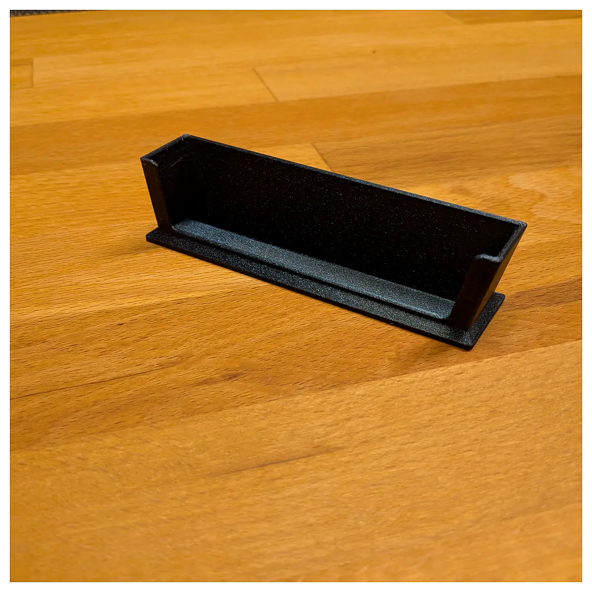 modern acrylic business card holder desk organizer for office supplies and reception counter