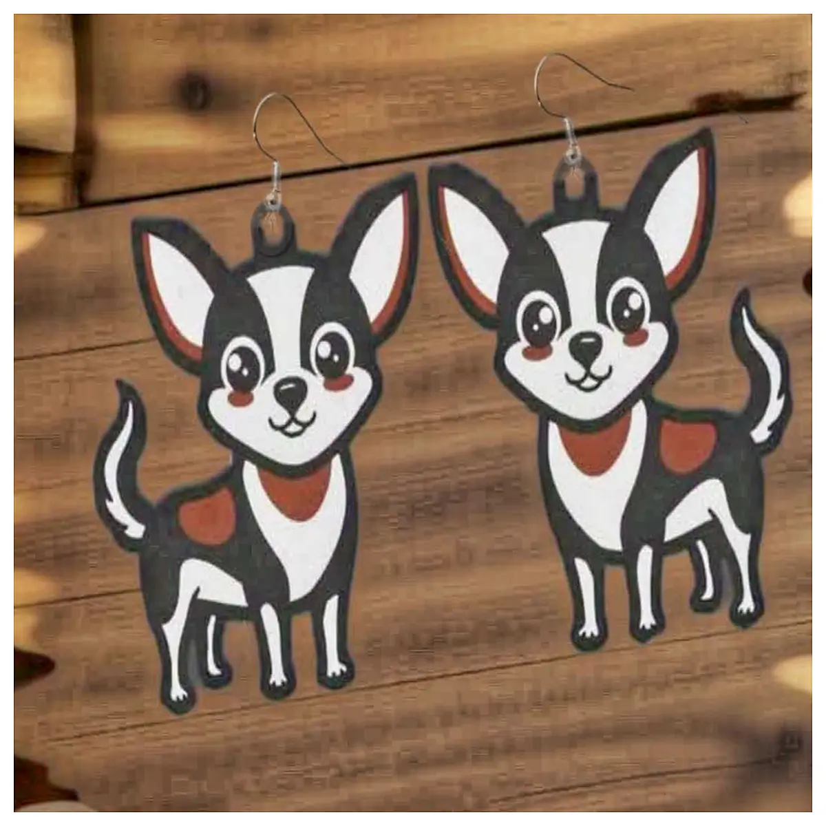 Chihuahua Dog Earrings Tiny Cute Pet Earrings Dog Decoration Small Dog Ear Accessories Toy Dog Parts
