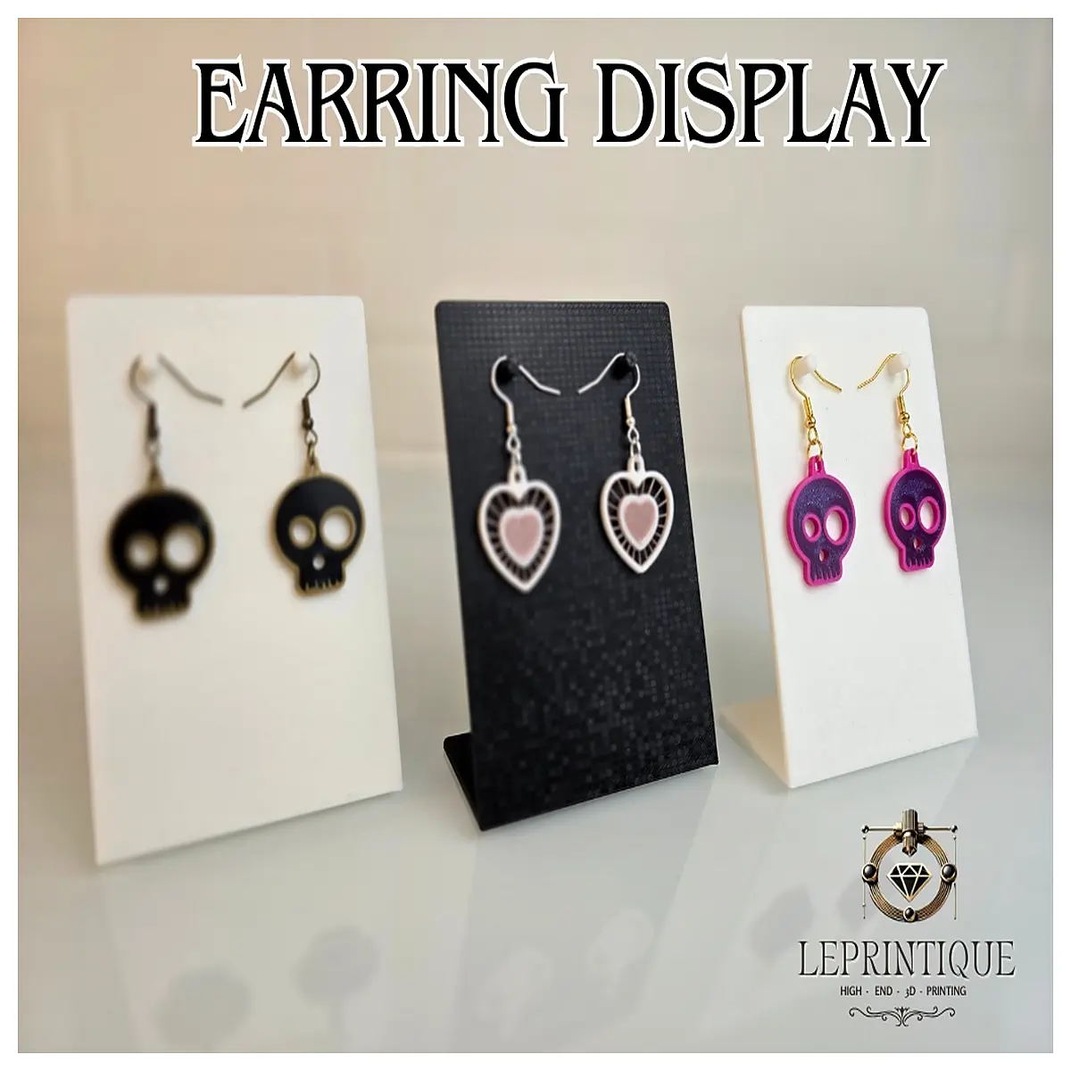 Earring Display Stand Elegant Jewelry Display Booth Creative Stand Accessory Showcase Shelf Selection