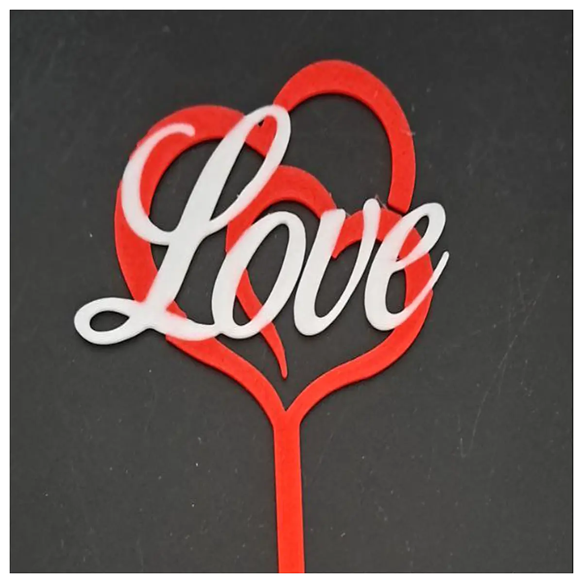 valentine s day cake toppers hearts romantic baking supplies red pink fondant decorations diy couple gifts party table centerpieces