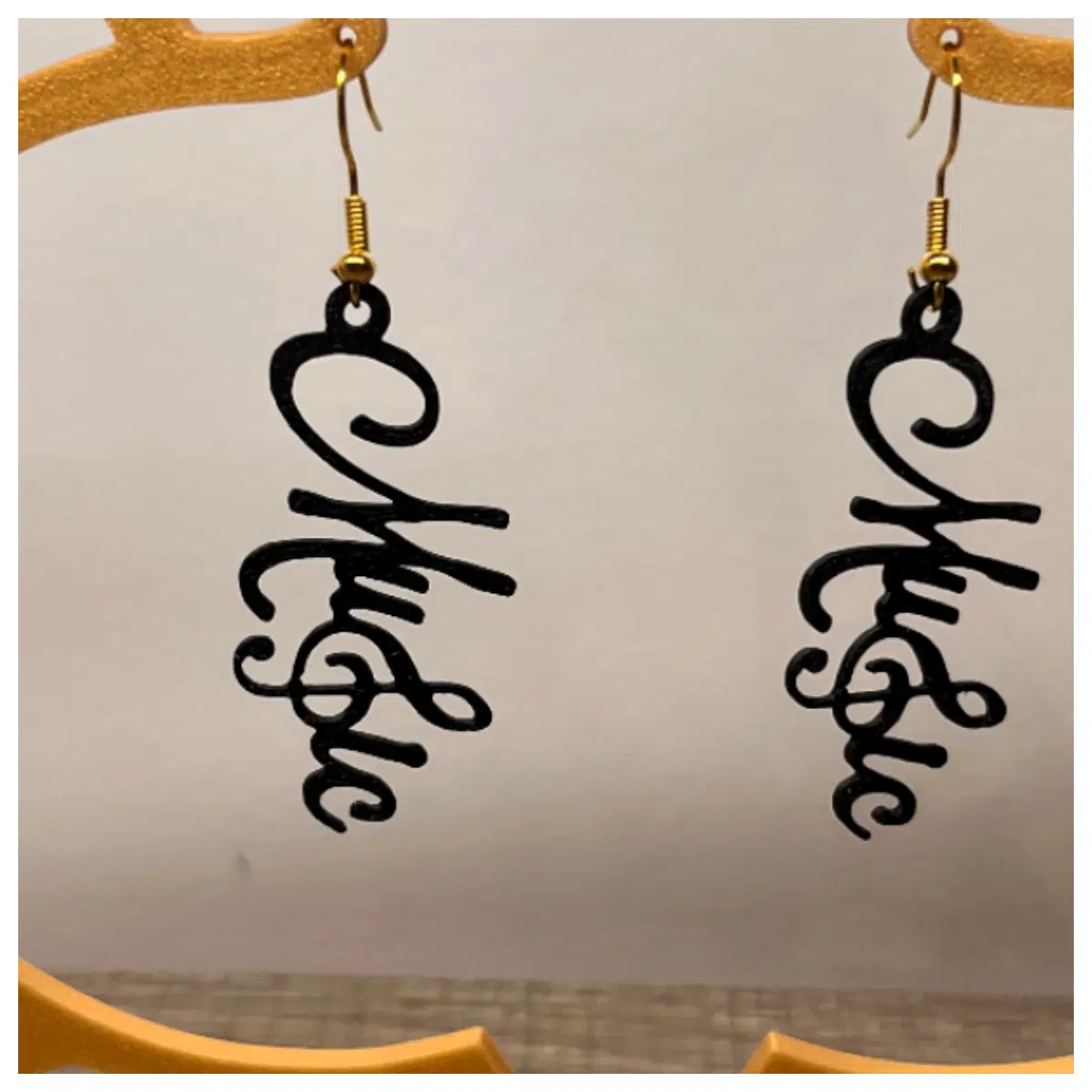 Music Earrings Women s Style Dance Earrings Stage Performance Accessories Music Dance Accessories Stage Performance Decorations Dancer Earrings