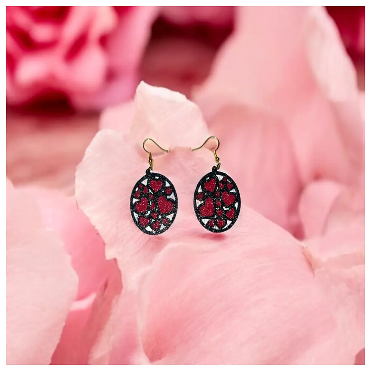 Round Earrings Women s Romantic Elegant Jewelry Accessories Wear Gift Sweet Charming Style Matching