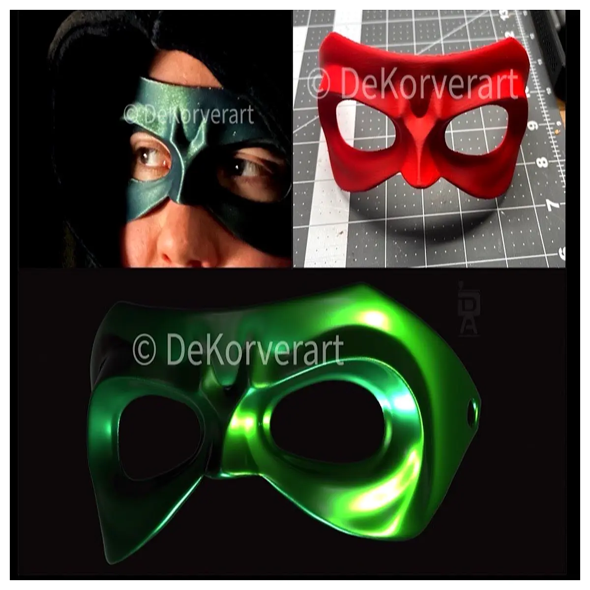Superhero Mask Design Templates Kids Roleplay Costume Accessories Comic Hero Mask Creative DIY Mask Patterns Decorative Masks