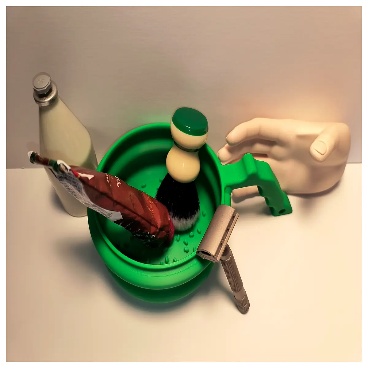 Shaving Foam Bowl Shaving Accessory Post Shave Rinse Shaving Basin Shaving Cleaning Bowl Shaving Care
