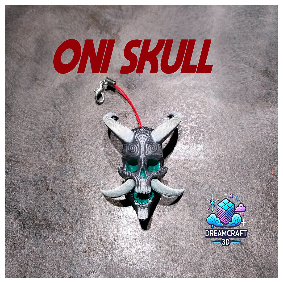 Ghost Head Keychain Model 04 Horror Anime Keyring Anime Collectible Model Toy Ghost Decoration Collection Item