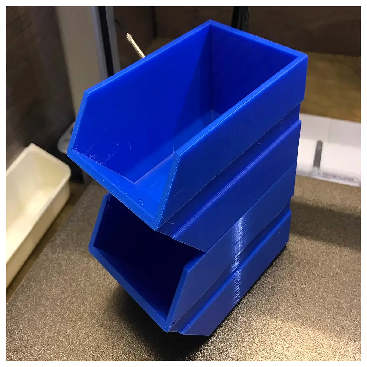 printed box custom design plastic storage container with lid for crafts organization diy project