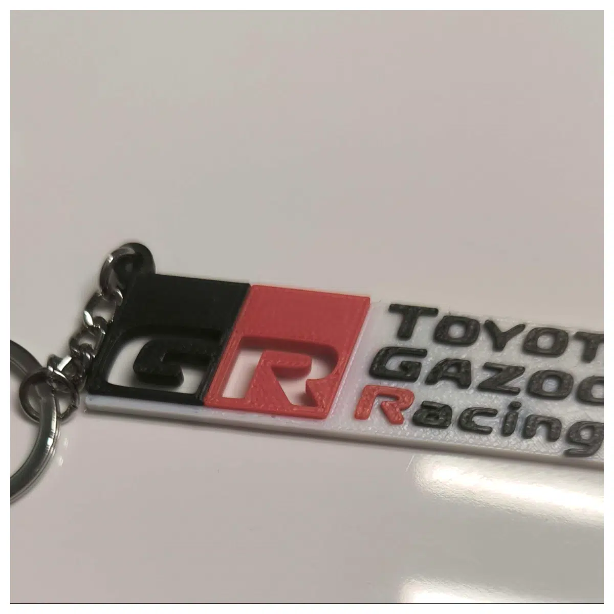 Gazoo Racing Keychain Car Collectible Racing Accessory Auto Decoration Keychain Car Enthusiast Gift