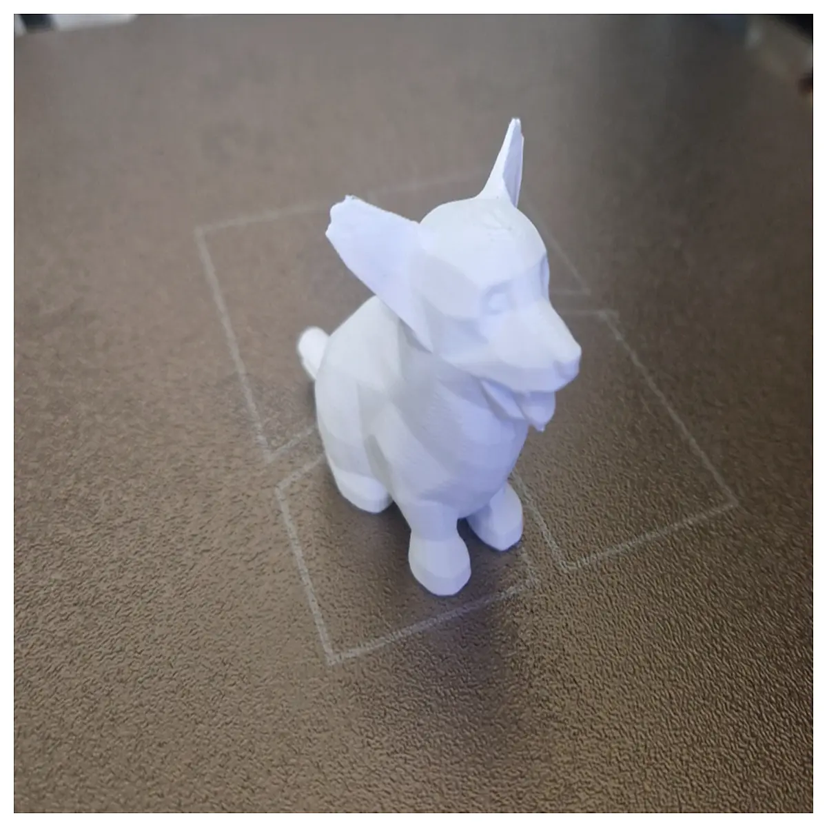 3D Polygonal Animal Art Models Digital Dog Sculptures Art Collectibles Desktop Figurines Home Decor