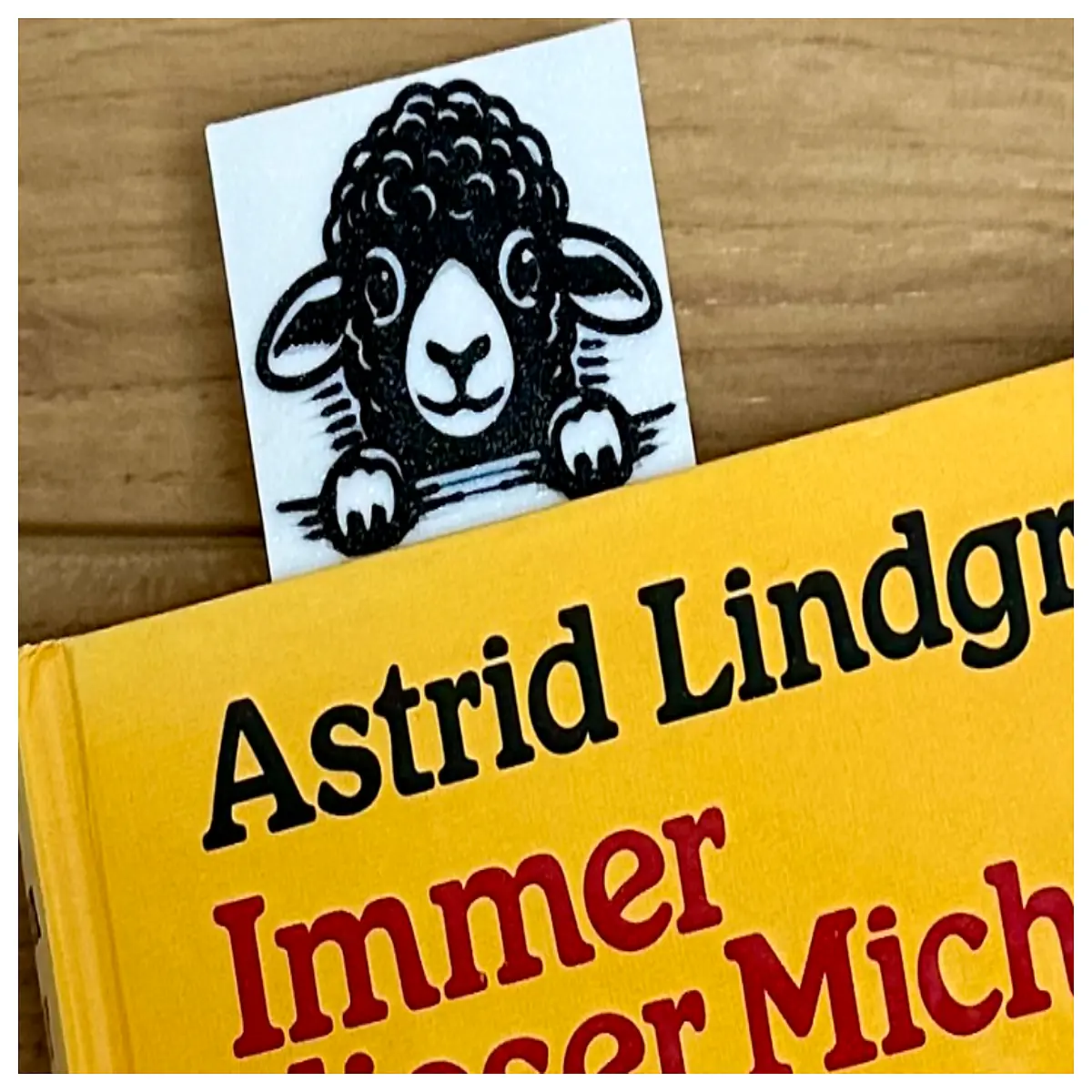 Handmade Sheep Silhouette Bookmark Sheep Wool Bookmark Sheep Shape Bookmark Craft Creative Sheep Shadow Gift Sheep Theme Bookmark Handmade Paper Decor