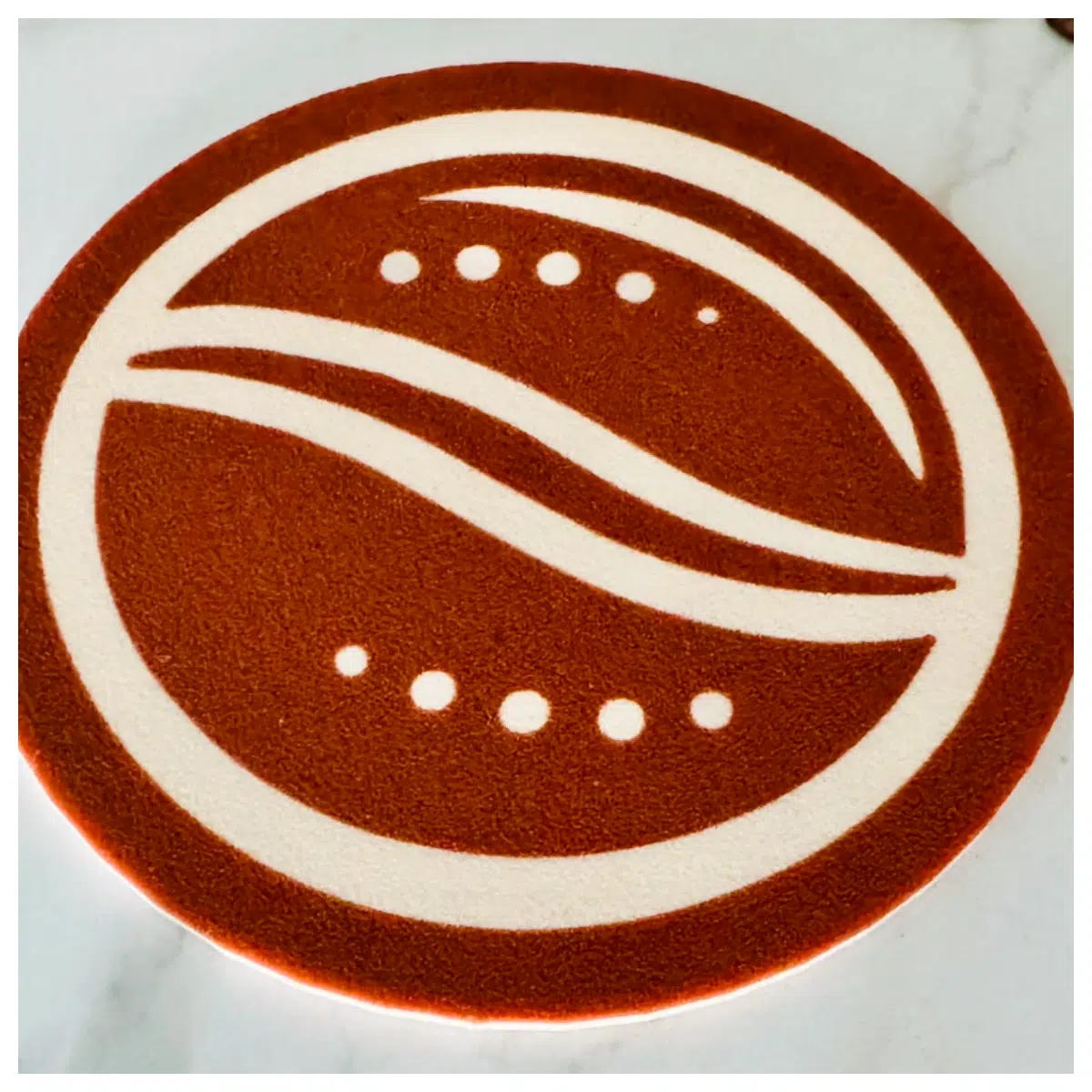 waterproof cork coasters for hot coffee mugs non slip silicone drink mats set of 4 modern geometric home bar accessories