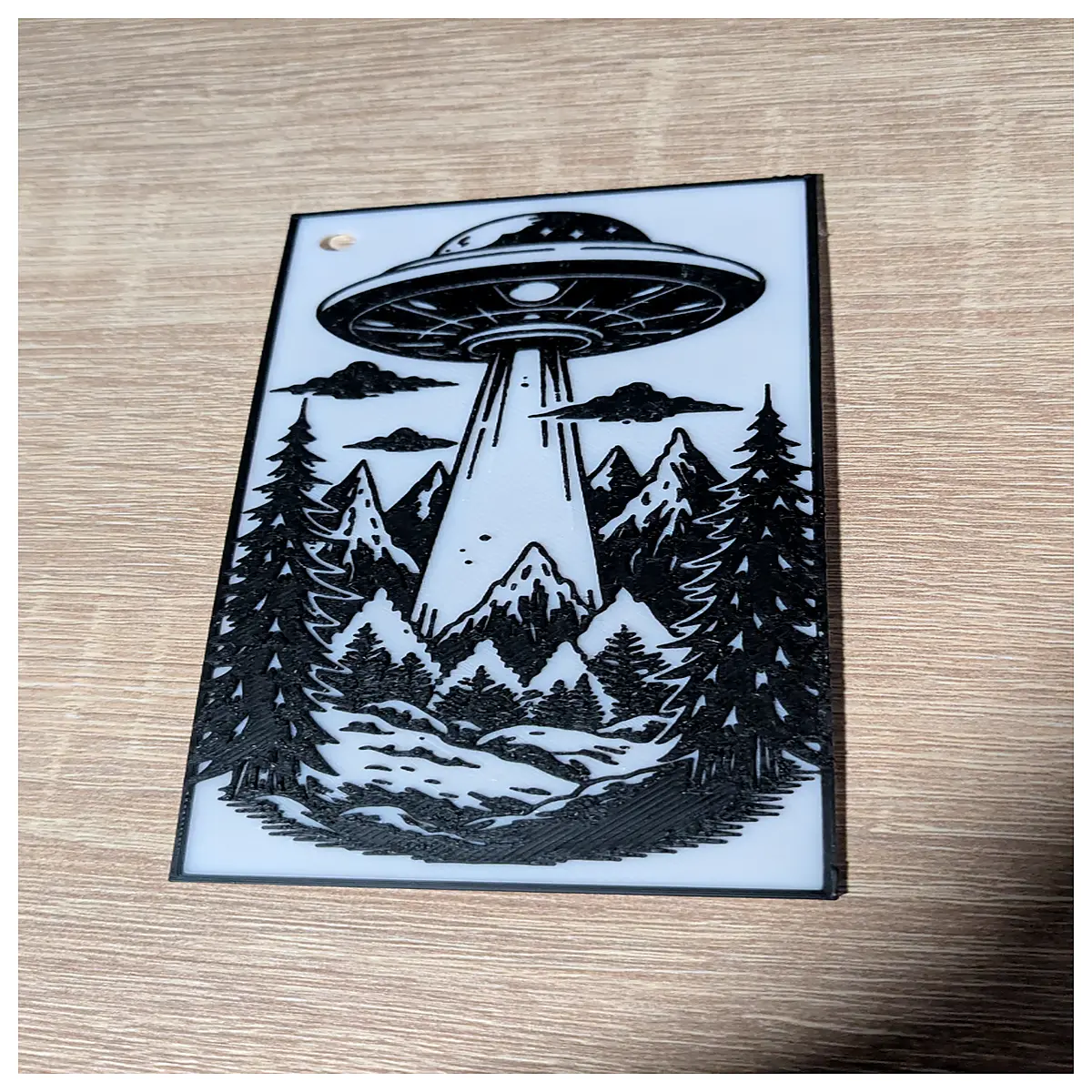 mountain ufo bookmark alien spaceship reading marker sci fi mystery book tab space exploration stationery readers