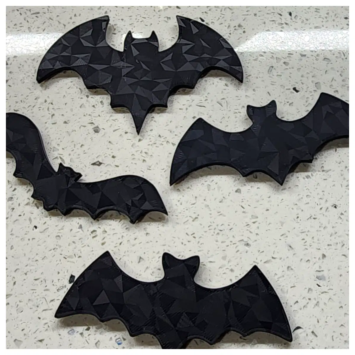 bat shaped magnet face down holder for fridge office school supplies decoration