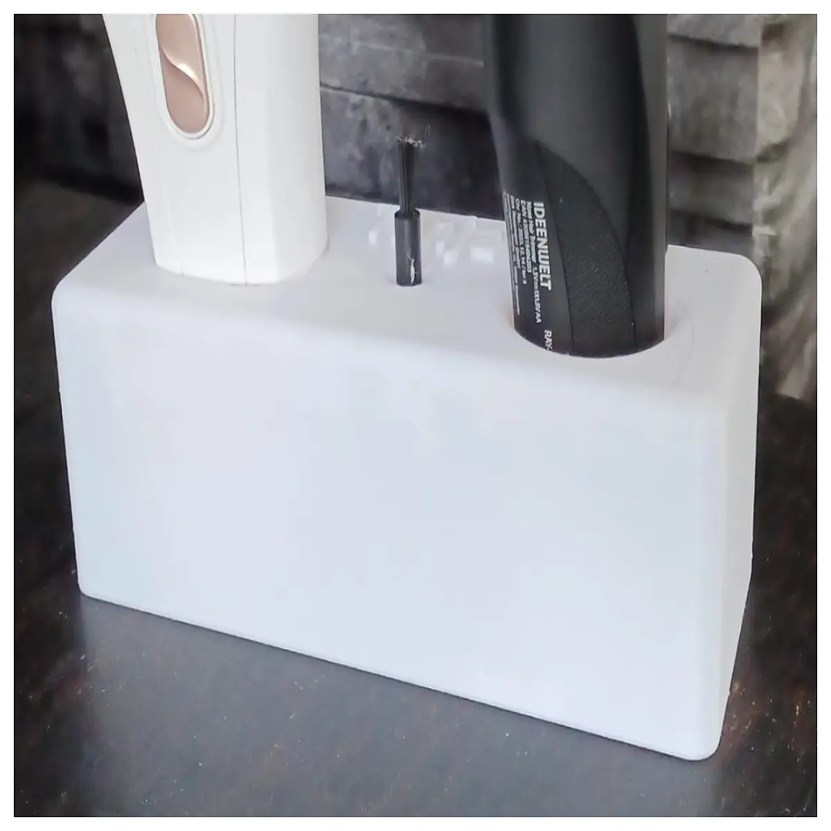 Shaving Holder Shelf Bathroom Storage Rack Shaving Accessory Stand Wall Mounted Kitchen Shelf Organizer