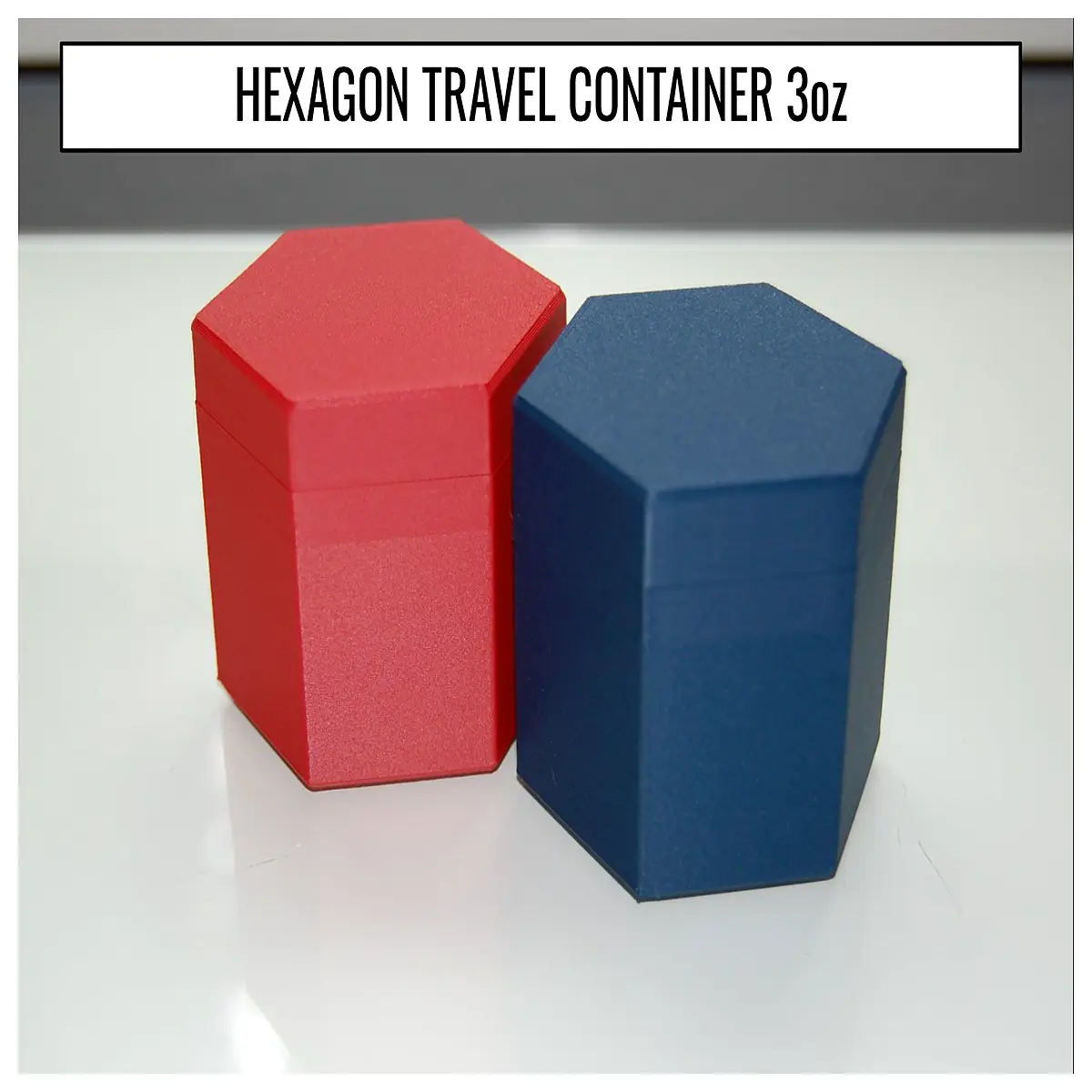 Hexagonal Travel Container 3oz Portable Water Bottle Outdoor Sports Hiking Camping Accessory Travel Hydration