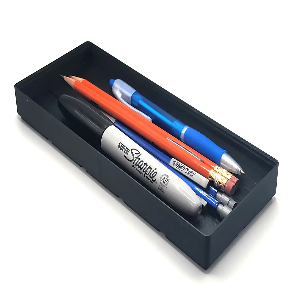 Pen Holder Desk Organizer Pencil Grip Holder Accessory Gridfinity Storage Solutions for Office Desk