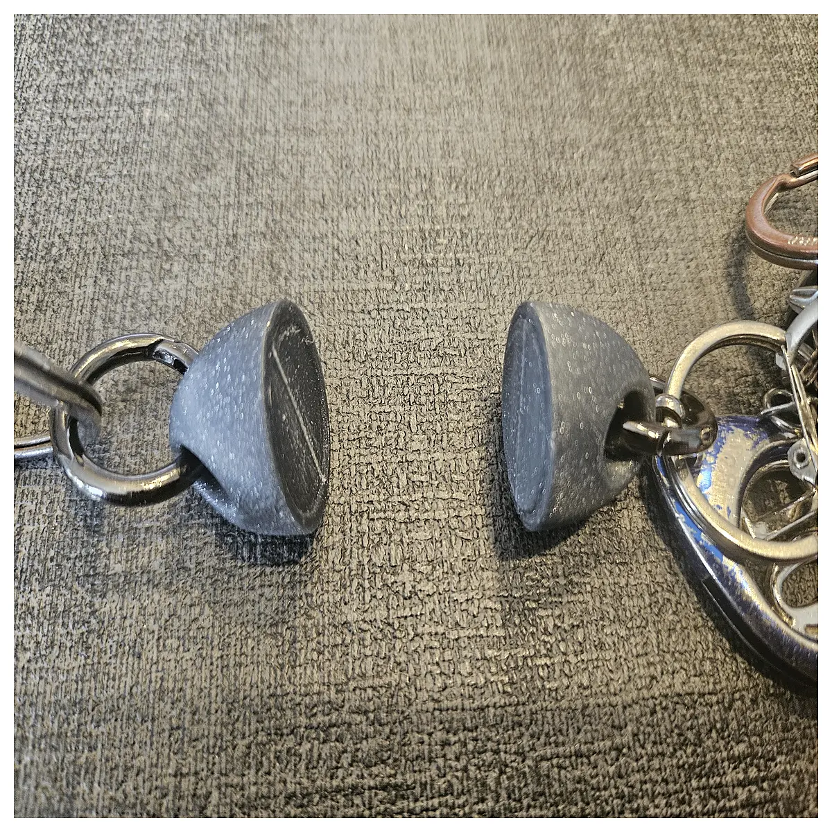 Powerful Magnetic Key Ring Fast Release Car Key Fob Keyring Accessories Magnetic Lock Fast Key Retrieval