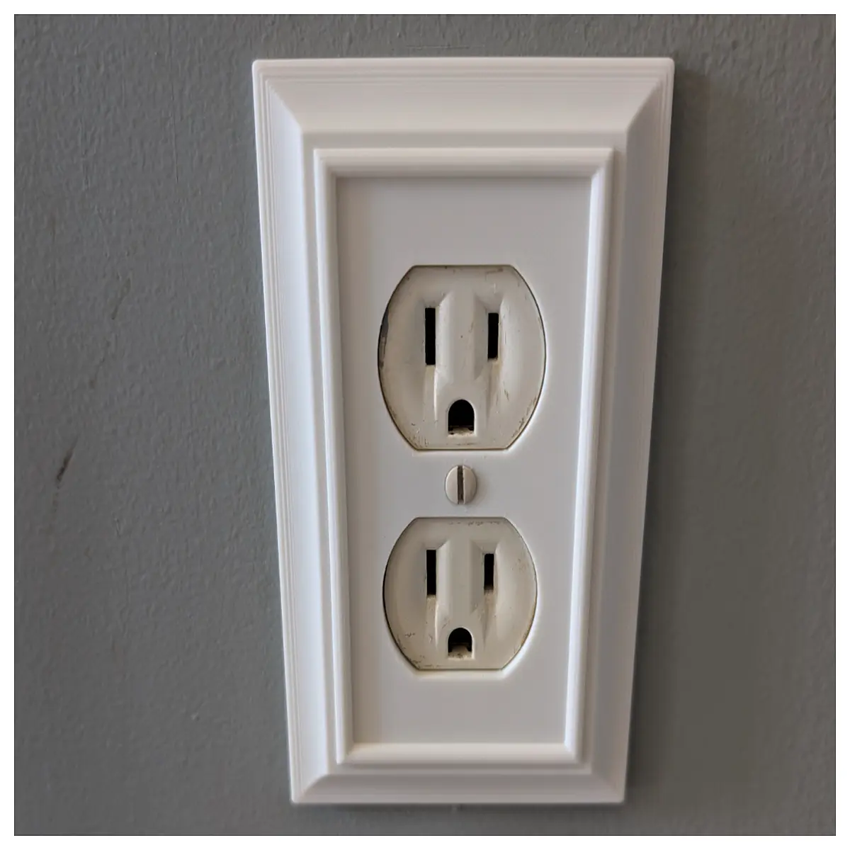 Decorative Outlet Cover Single Gang Wall Decor Power Panel Wall Switch Interior Design Accessories Outlet Decoration