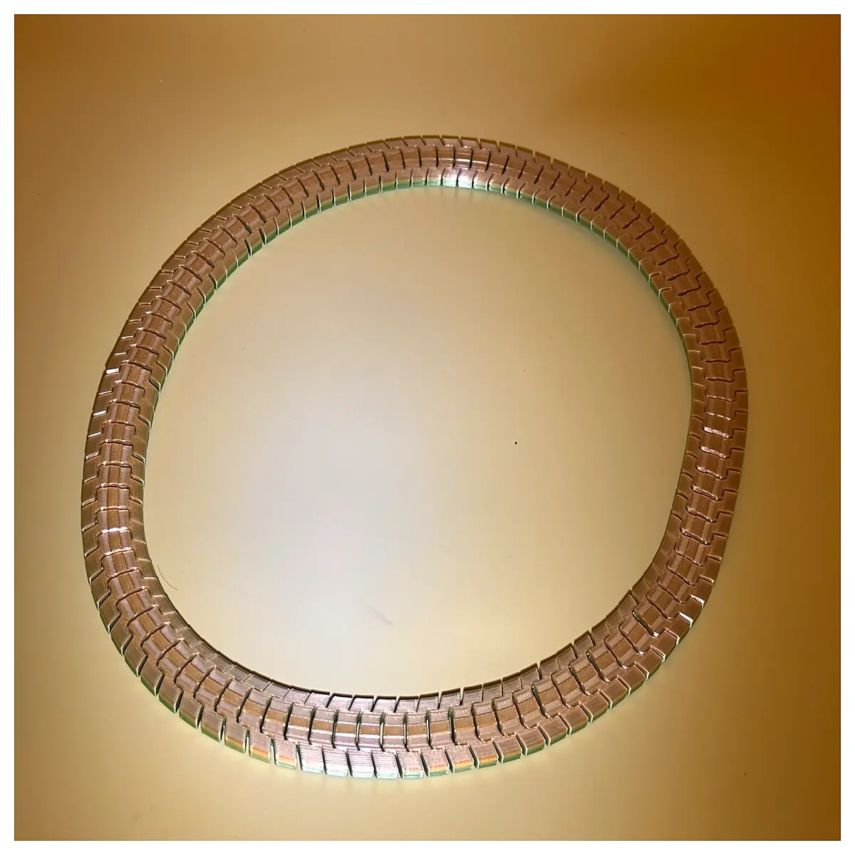 Single Print Flexible Chain Necklace 3D Printed Jewelry Flexible Bracelet Personalized Gift Creative Necklace Design
