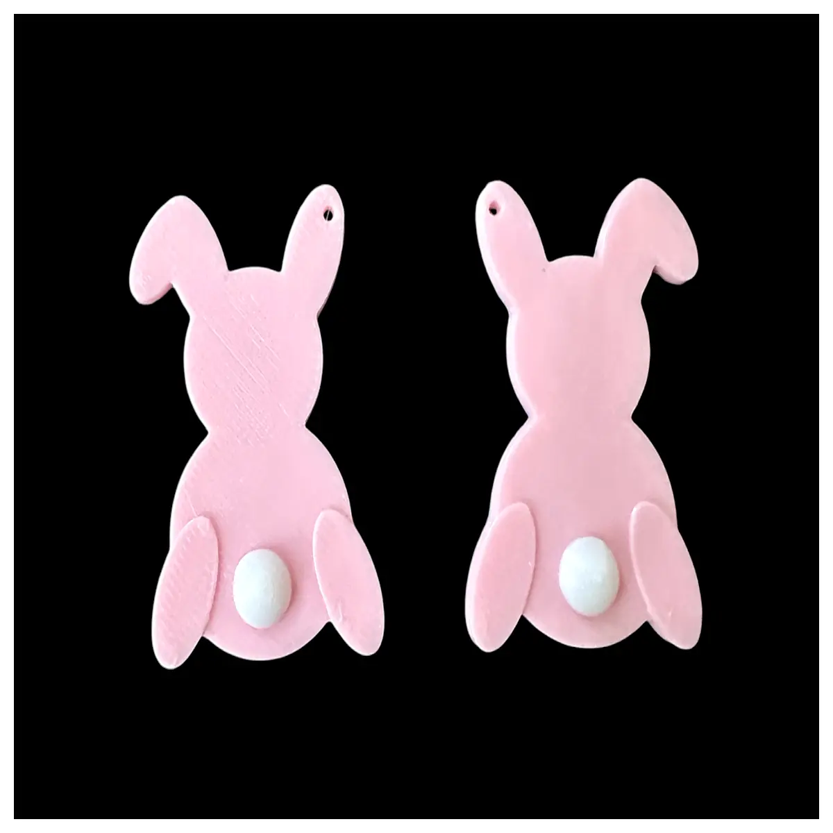 Easter Bunny Earrings Festive Decoration Rabbit Tail Earring Rabbit Shaped Christmas Gift Decorative Accessories