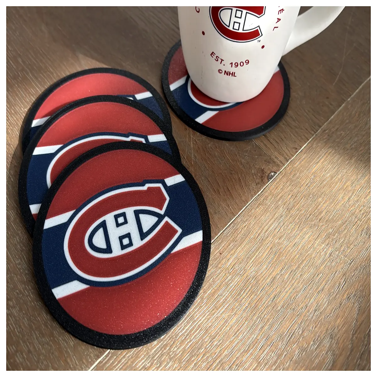 Montreal Cup Mat Canada Souvenir Coffee Mat Table Decoration Gift Montreal Cup Mat