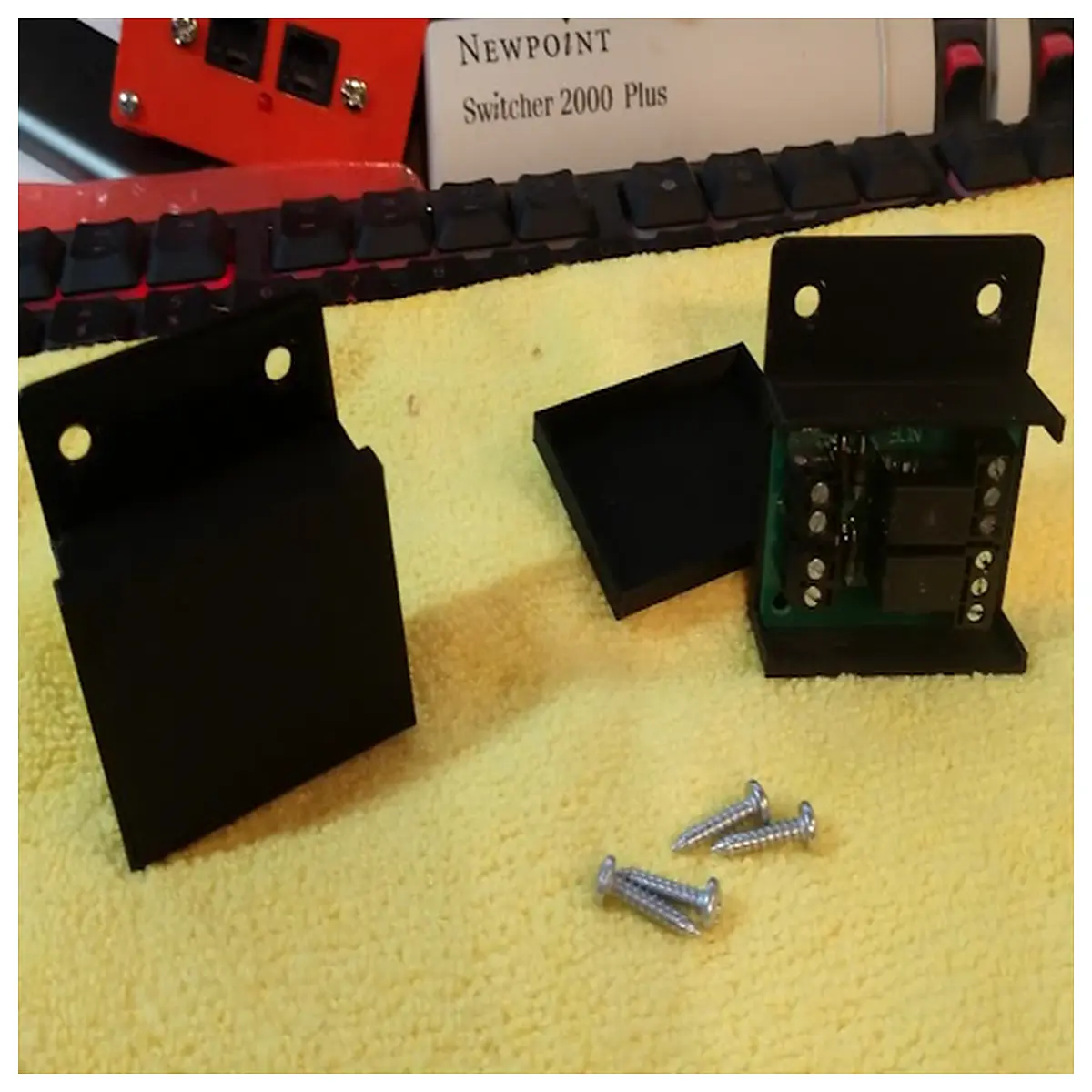 Dual Relay Box Electronic Control Housing Industrial Automation Relay Accessories Device Repair Parts