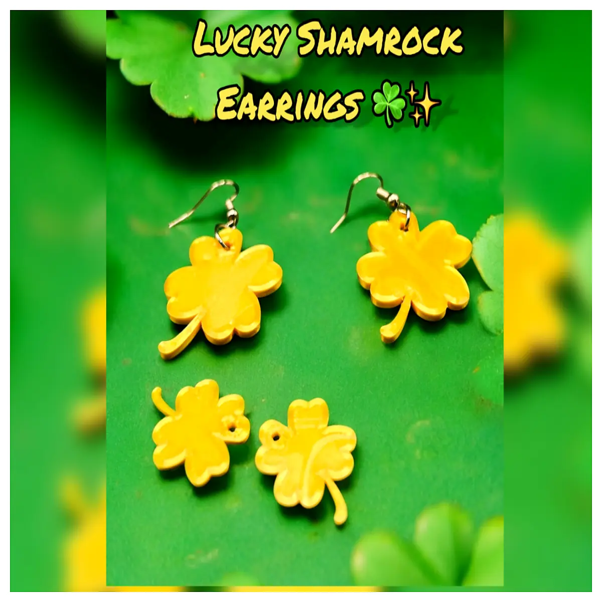 Lucky Earrings Women s Style Good Luck Charm Delicate Jewelry Girlfriend Best Friend Earring