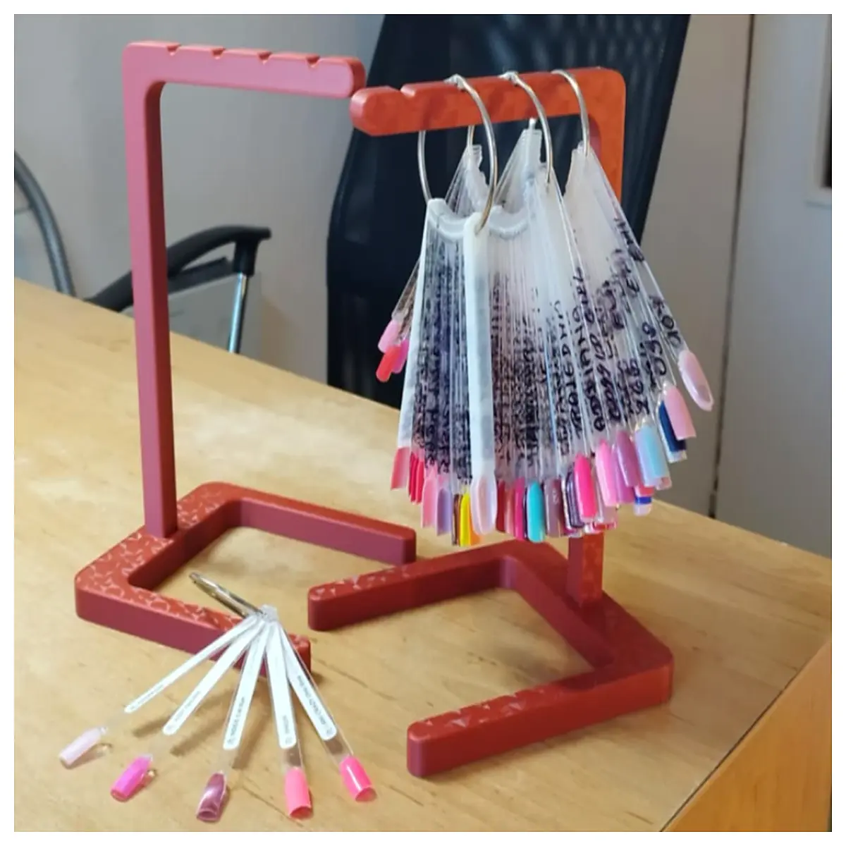 Nail Art Stickers Organizer Box Storage Solution for Nail Stickers Collection Display for Nail Polish Accessories