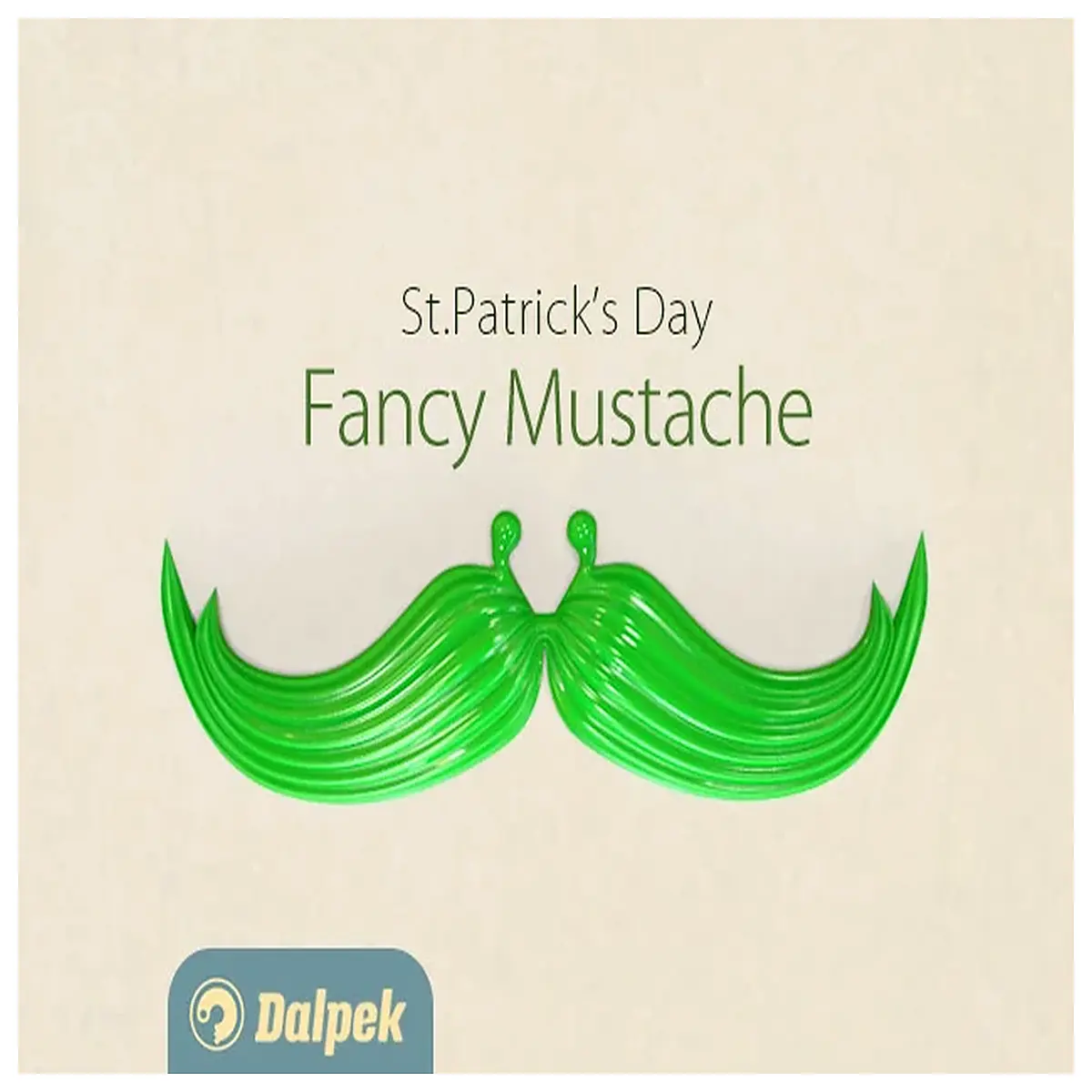 St Patrick s Day Mustache Party Decoration Festive Accessory Green Shamrock Leprechaun Props Party Supplies