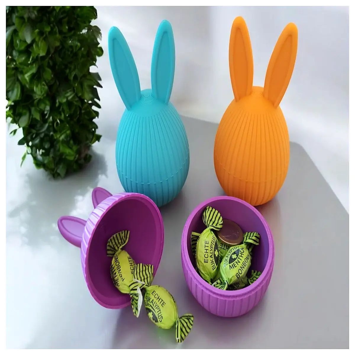 Easter Bunny Surprise Eggs Festive Decorations Kids Gift Rabbit Ears Creative Gift Box Easter Surprise Eggs