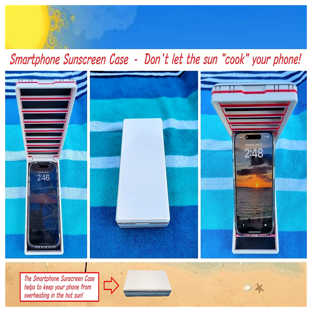 Smartphone Protection Case Mobile Phone Sunscreen Cover Waterproof Phone Accessories Mobile Phone Holder