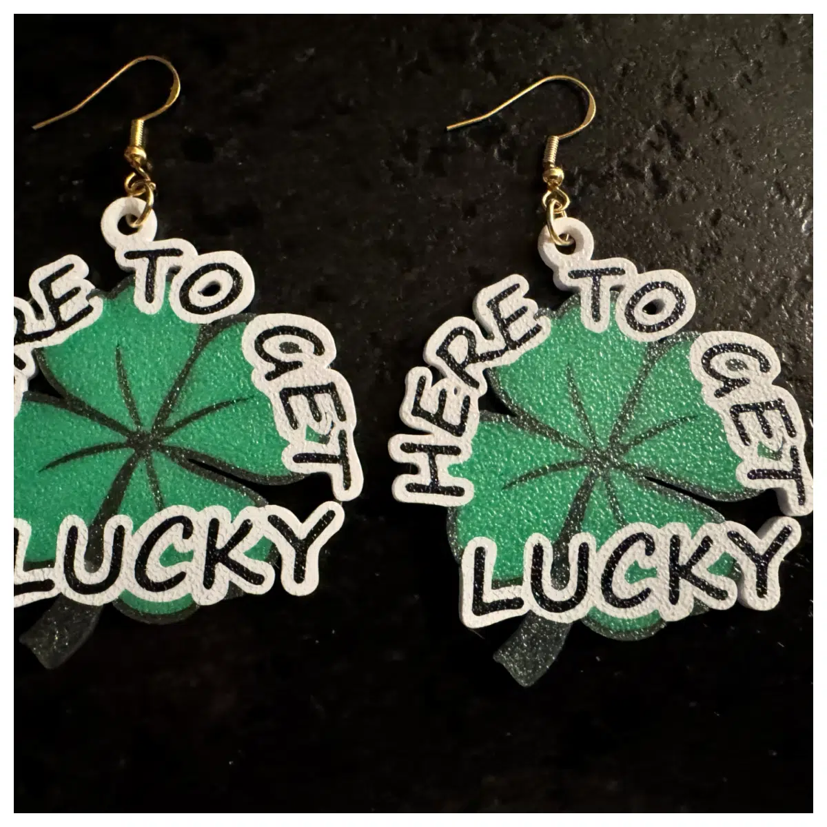 St Patrick s Day Earrings Lucky Charm Bracelet Festive Decoration Party Accessories Green Earrings Holiday Gift Lucky Charms