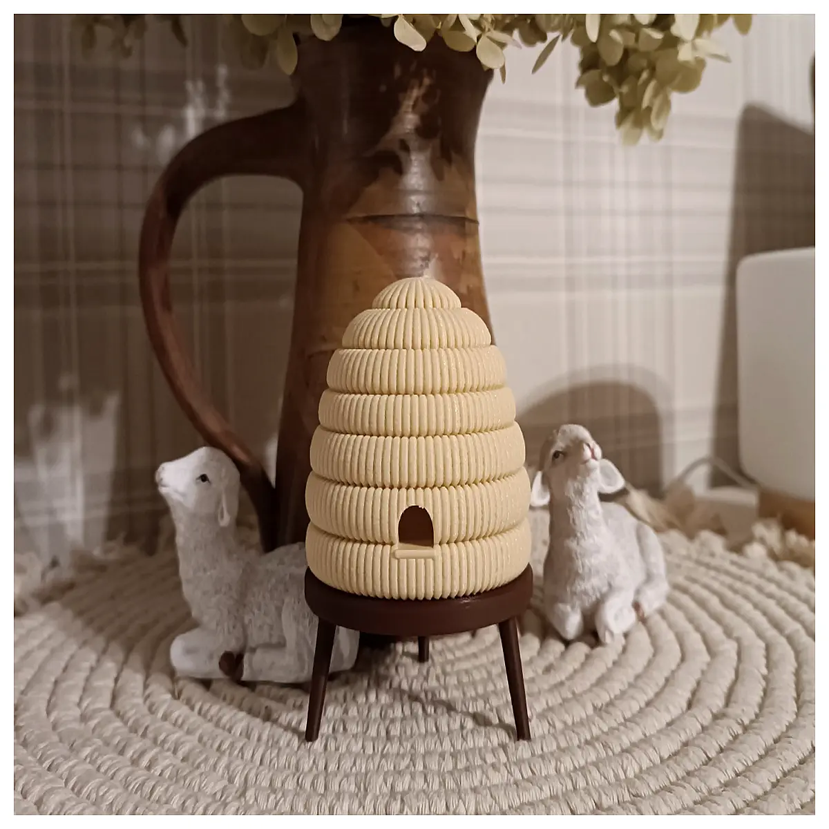 Retro Beehive Decorative Items Bee Theme Home Decor Hive Model Wall Art Beehive Toys Gift Idea