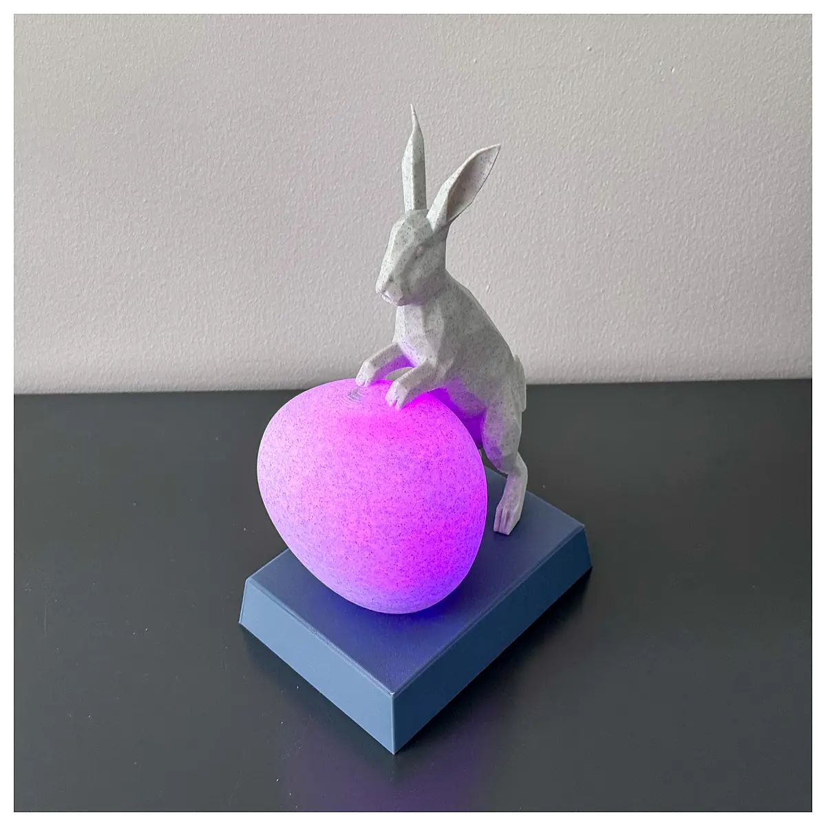 cute bunny night for kids room easter decor with soft glow rechargeable rabbit toy toddlers