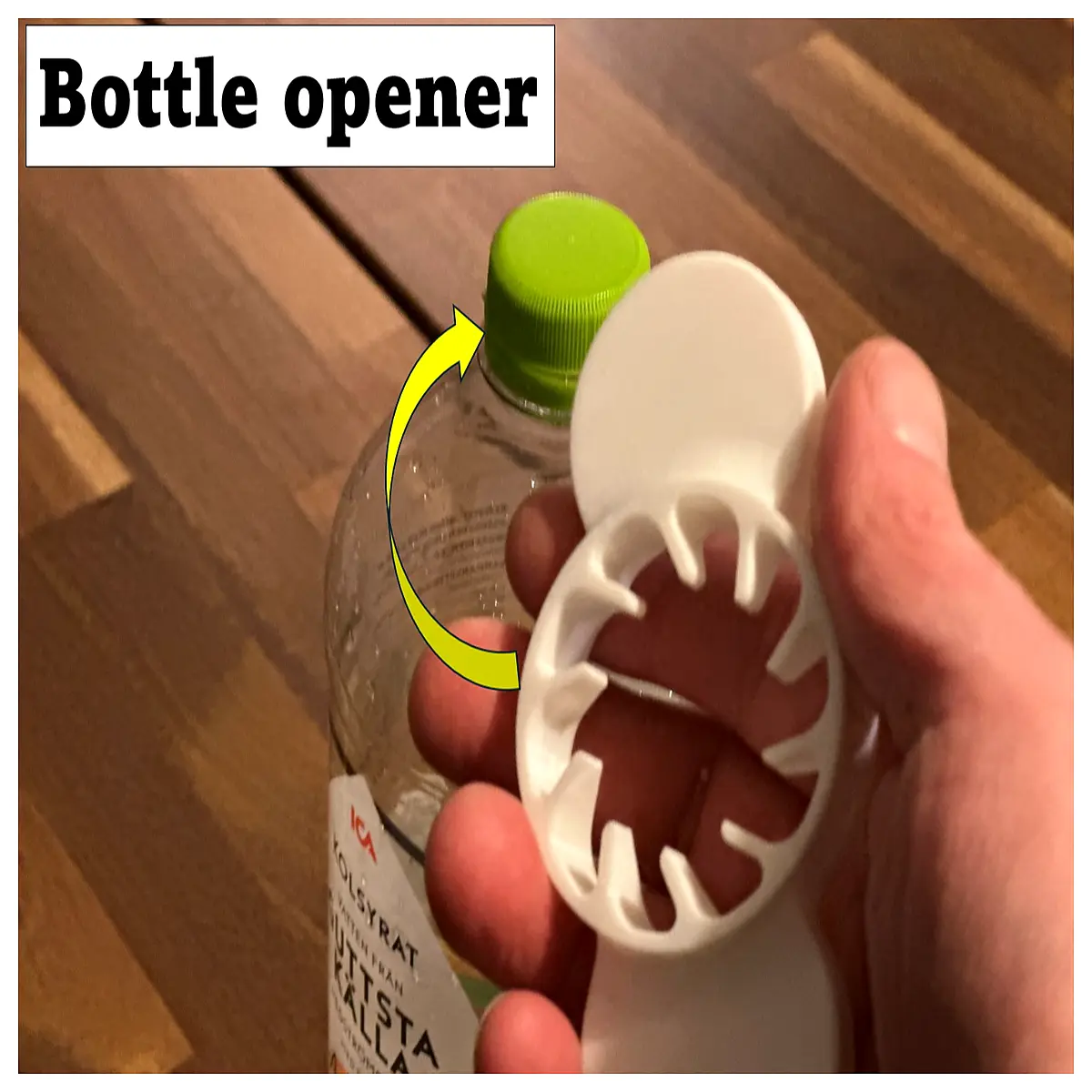 Bilin Bottle Opener Effortlessly Opens Beer Wine Bottles Designed for European Caps Easy Practical