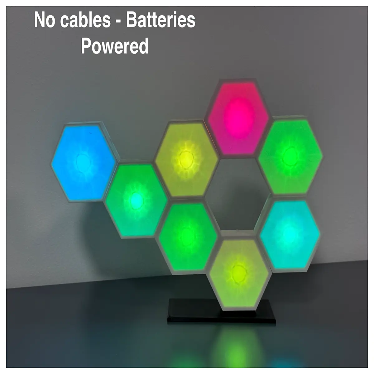 hexagon panel modular wall sconce smart home lighting accent strip