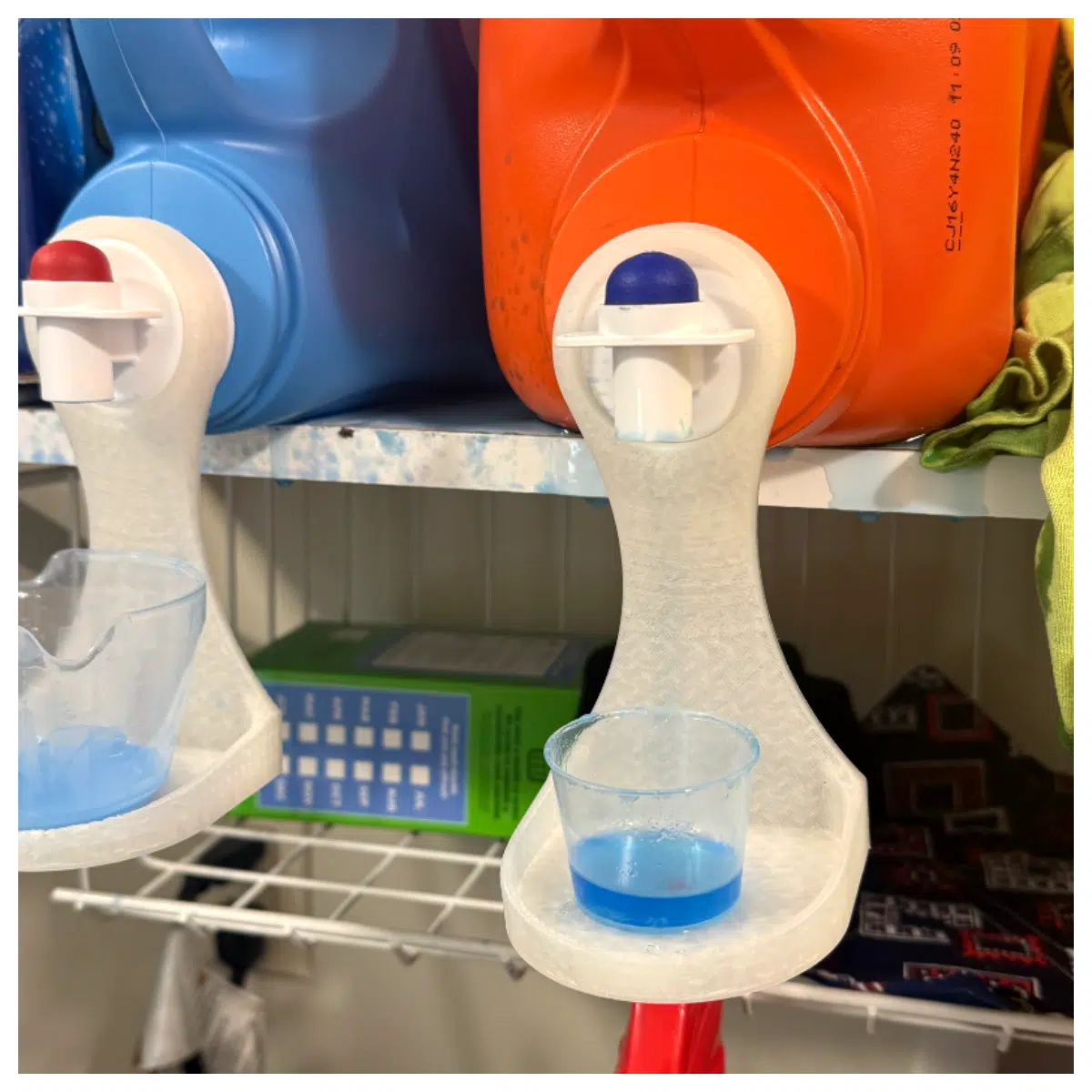 adhesive laundry detergent dispenser hook no drill sticky wall hanger for pods bottles duty bathroom organizer