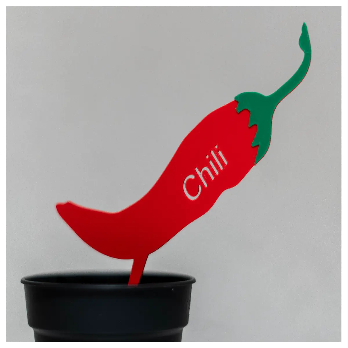 garden plant markers for chili peppers waterproof vegetable labels with clips reusable stakes for herb and spice identification