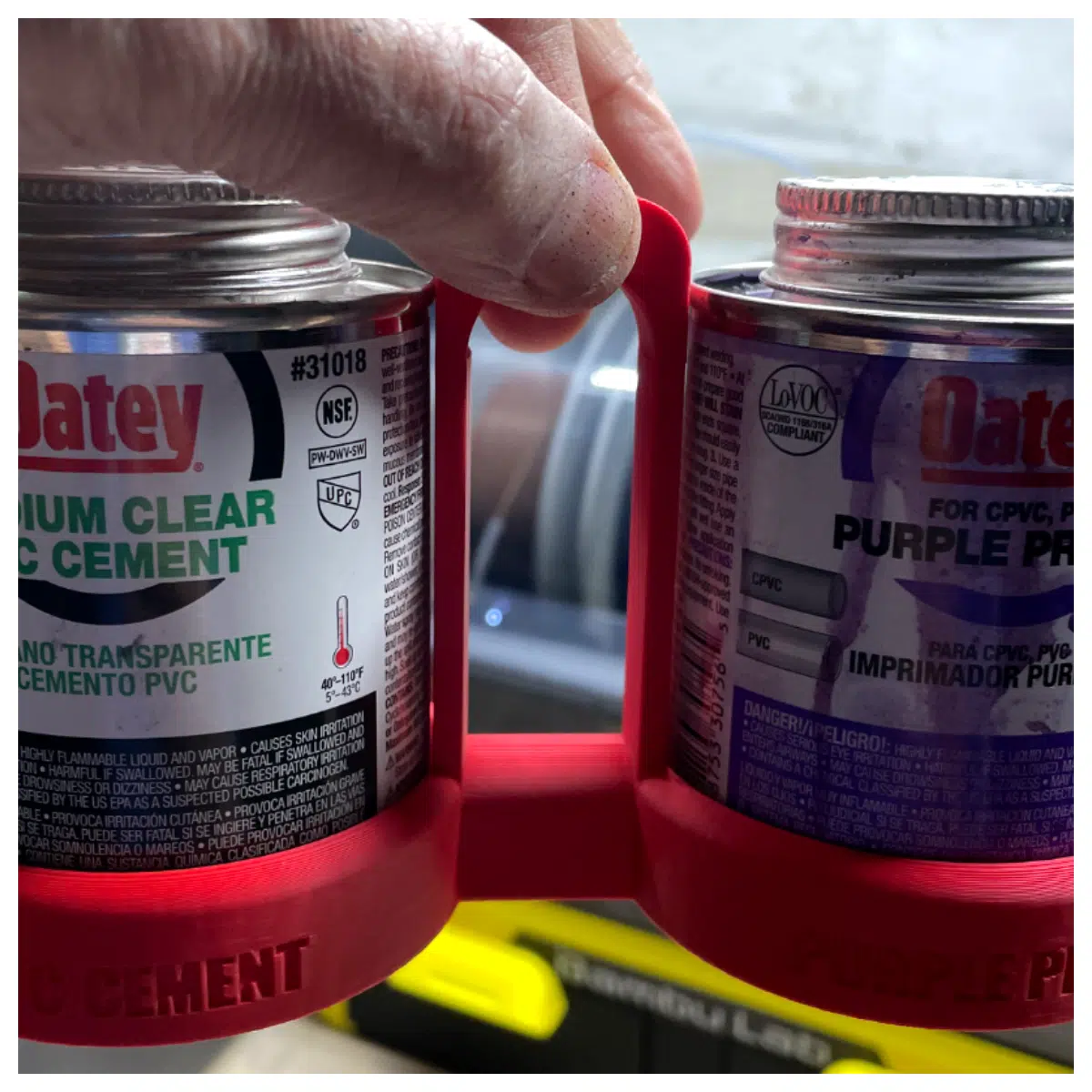 duty pvc pipe adhesive for mounting brackets bonding glue for plastic fixtures and wall anchors