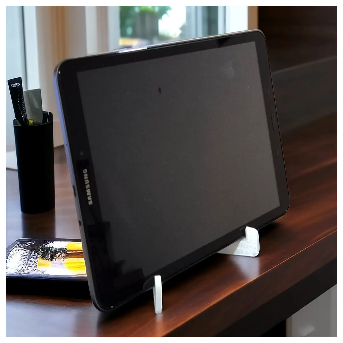 portable clip phone for tablet monitor desk mount flexible mini holder