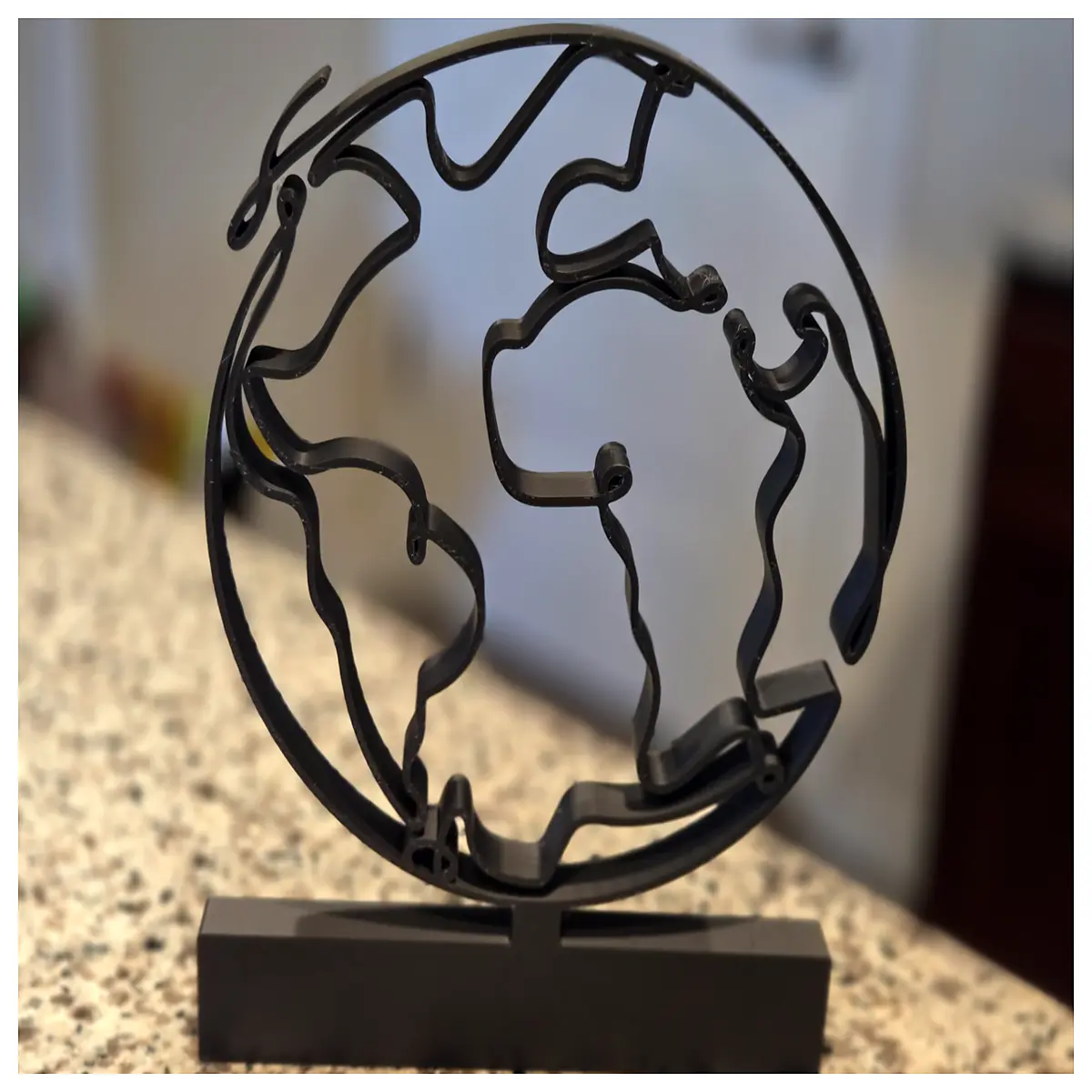 Base Globe Map Desktop Decoration Educational Model World Geography Display Premium Globe Accessories