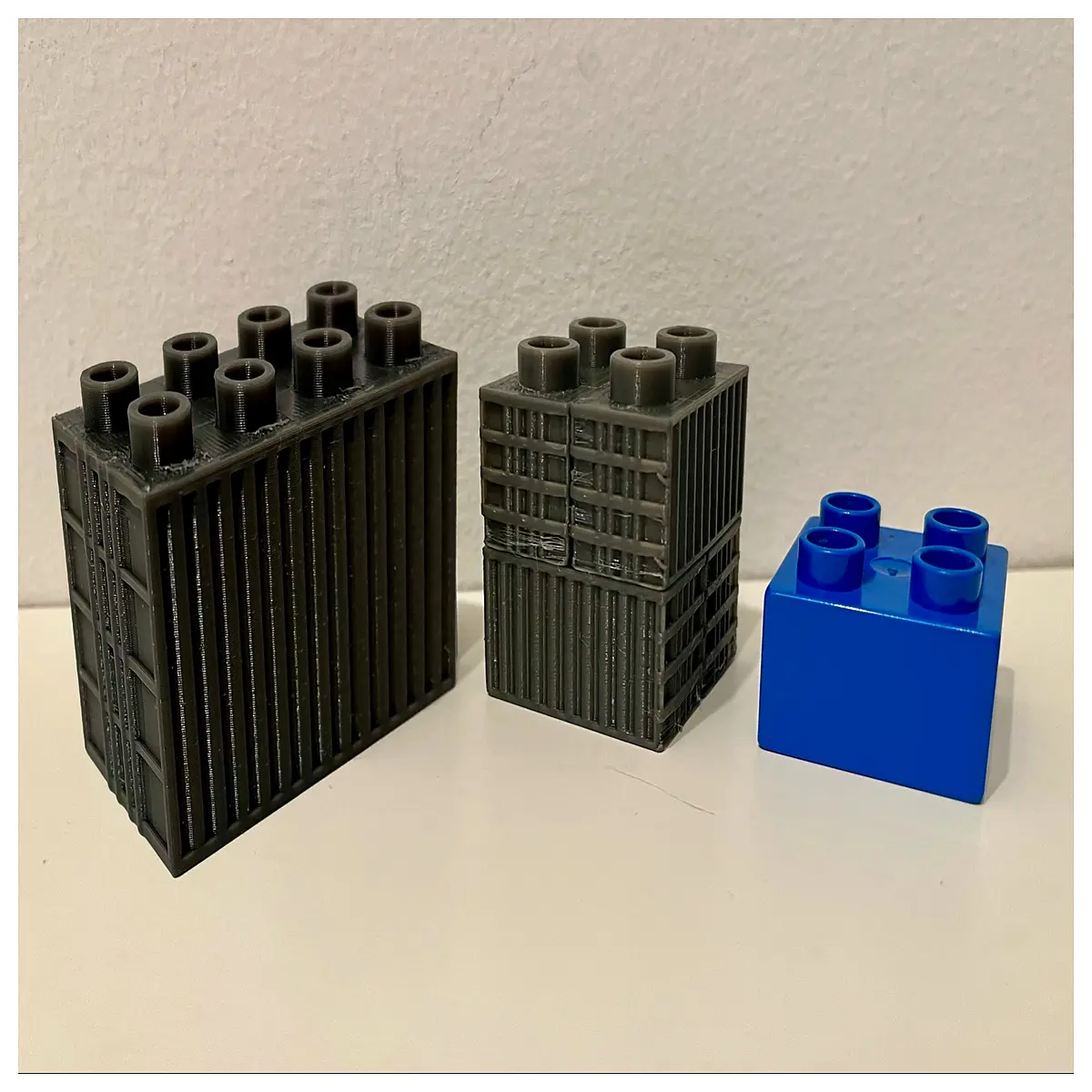 Building Block Shipping Container No Support Needed Toy Box Assembly Model Components Block Storage Solutions