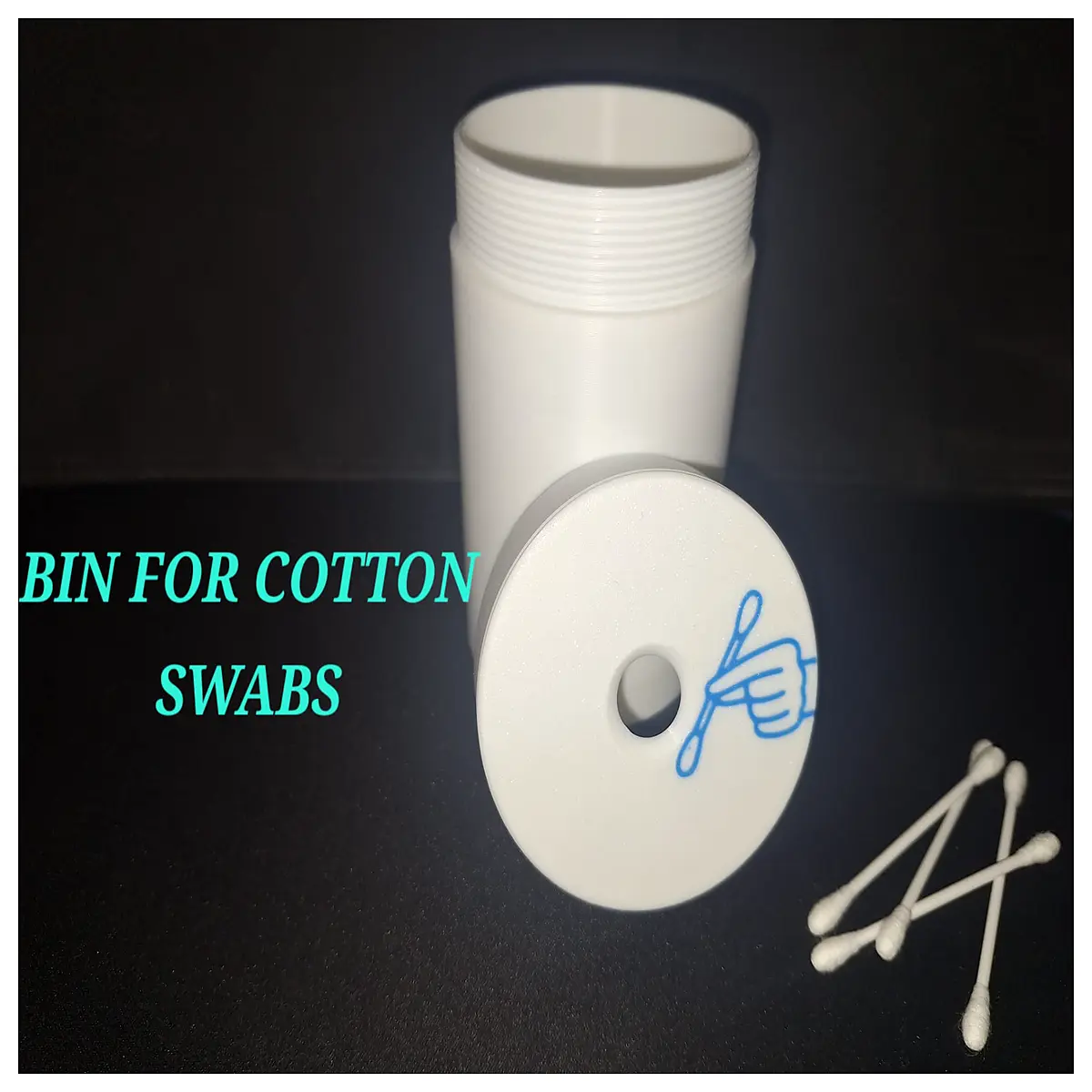 Cotton Swab Organizer Box Storage Container for Cotton Swabs Cleaning Supplies Desk Organizer Home Cleaning Tools