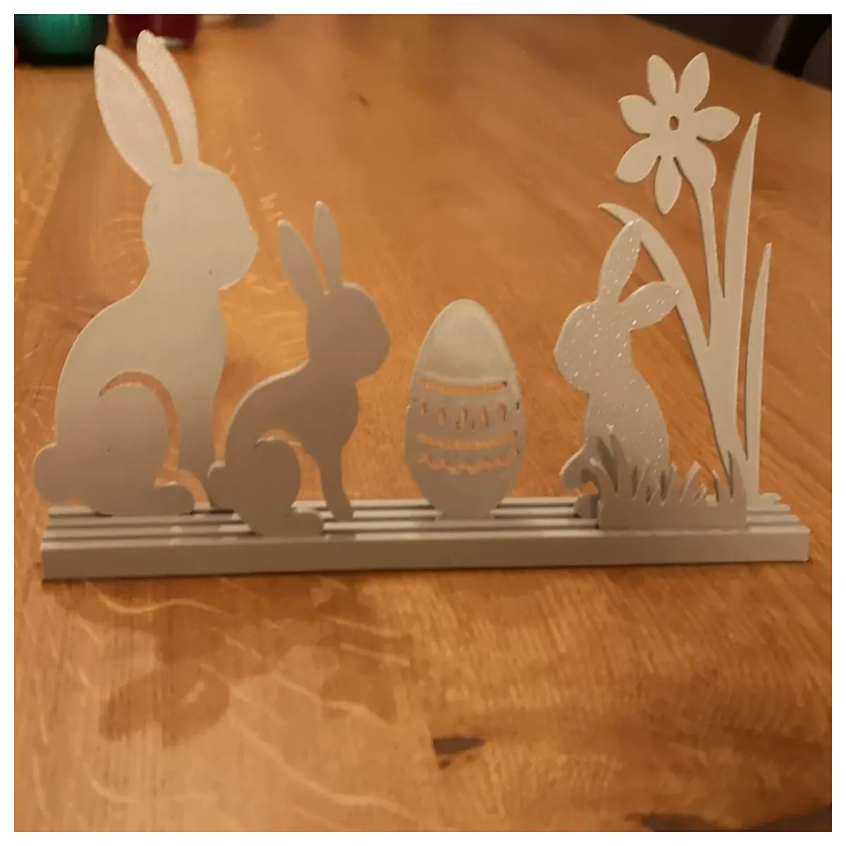 easter bunny silhouette family decor for home garden yard spring holiday party supplies