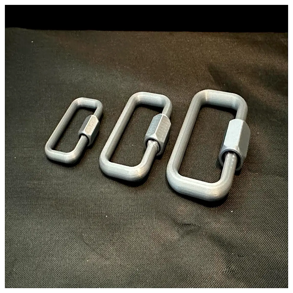 Thread Quick Connect Ring Locking Carabiner Connector Outdoor Climbing Accessories Various s