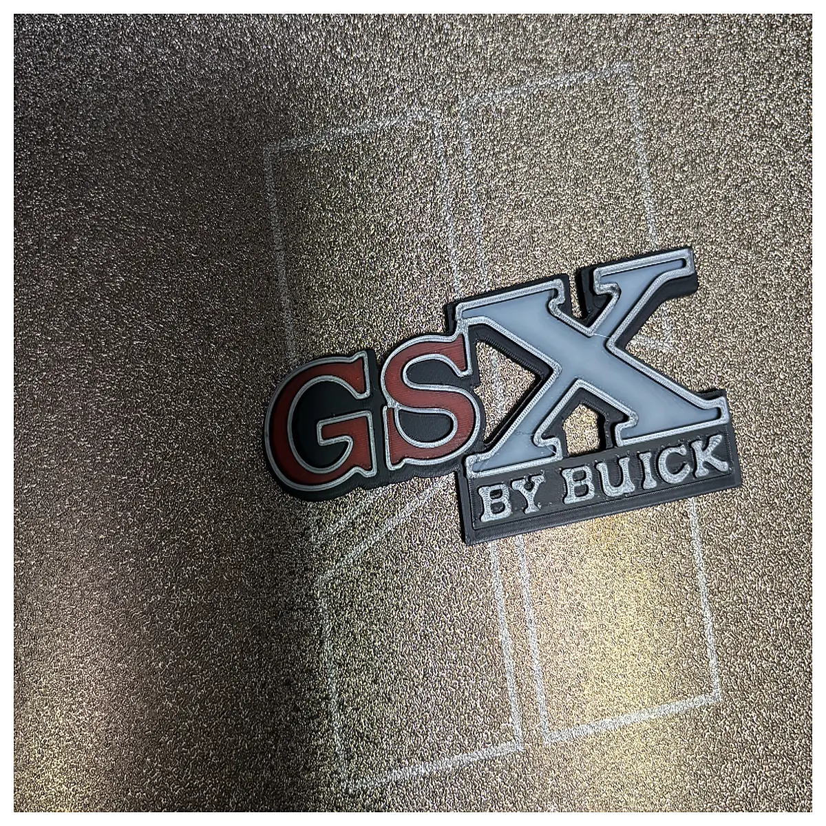 GSX Emblem Decoration Car Accessory Replacement Emblem Auto Parts Car Styling Car Decoration Auto Parts