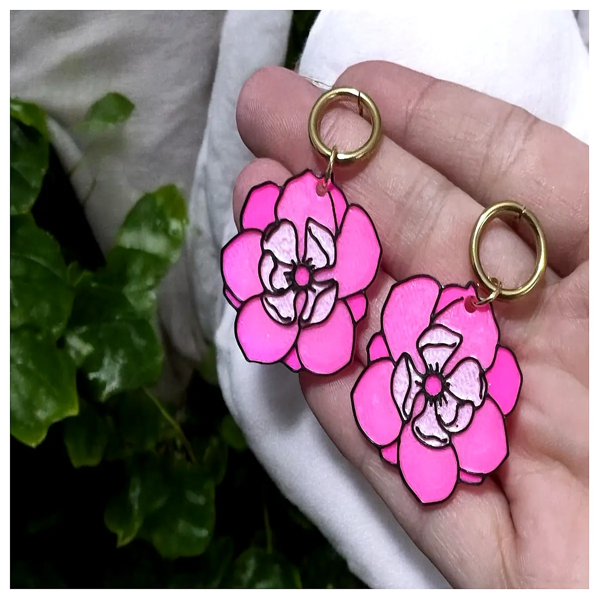 Floral Earrings Women s Style Elegant Romantic Jewelry Accessories Wearing Decoration Outfit Earrings Floral Ear Drops